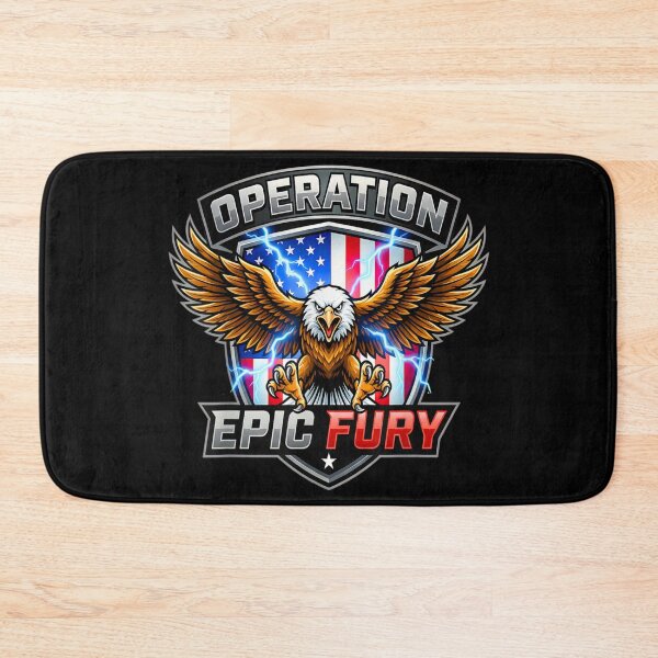 Item preview, Operation Epic Fury Patriotic Bald Eagle Lightning American Flag designed and sold by NgumohaLanke.
