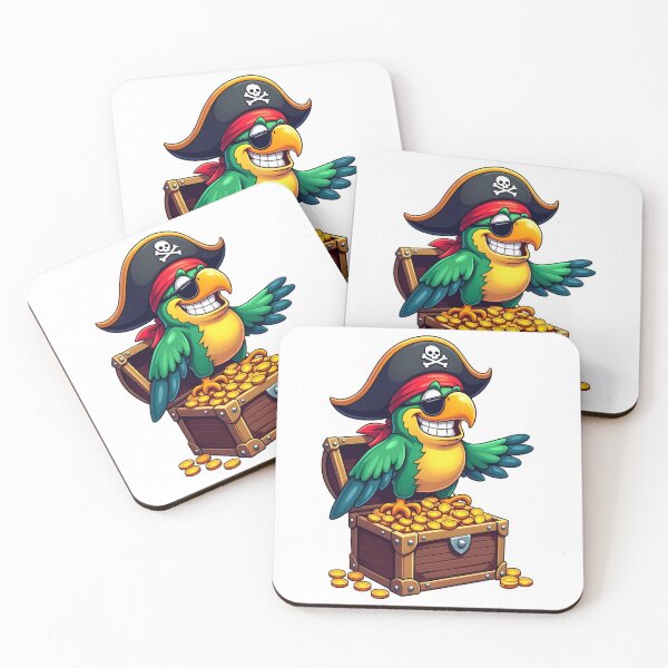 Item preview, Pirate Parrot Sticker designed and sold by BysonDesigns.