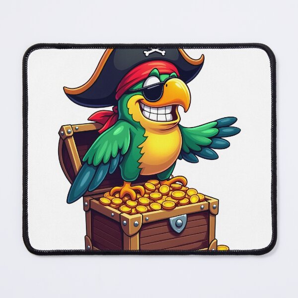 Item preview, Pirate Parrot Sticker designed and sold by BysonDesigns.