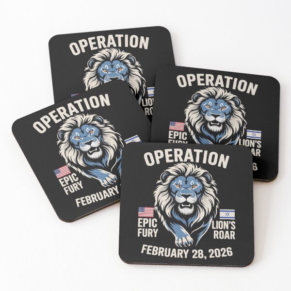 Item preview, Operation Lion’s Roar February 28 2026 Israel America Support Patriotic Graphic designed and sold by Kovav.