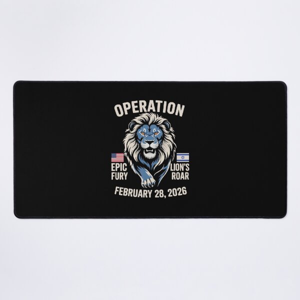 Item preview, Operation Lion’s Roar February 28 2026 Israel America Support Patriotic Graphic designed and sold by Kovav.