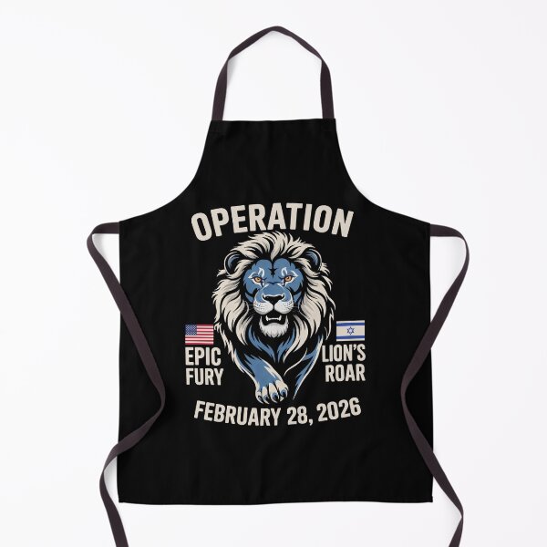 Item preview, Operation Lion’s Roar February 28 2026 Israel America Support Patriotic Graphic designed and sold by Kovav.