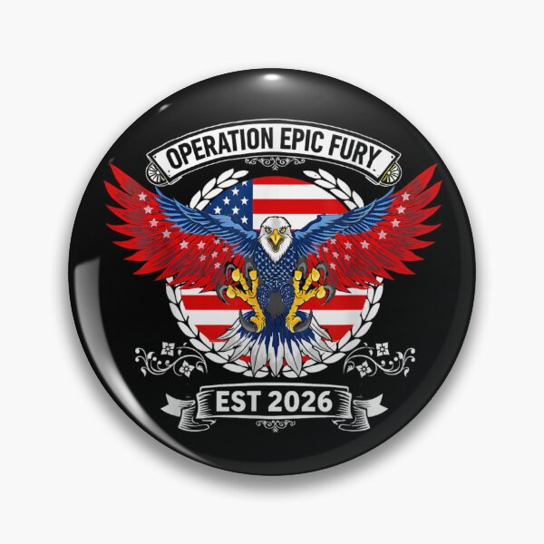 Item preview, Operation Epic Fury Patriotic American Eagle Flag Crest Design designed and sold by NgumohaLanke.