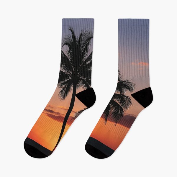Item preview, Sunset Paradise with Silhouetted Palm Trees designed and sold by MammothArt.