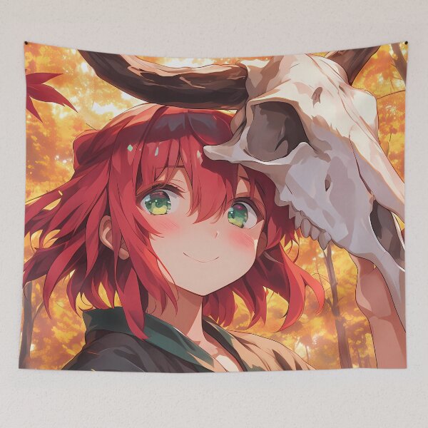 Item preview, Chise Hatori The Ancient Magus Bride Autumn Forest Magic designed and sold by 108Recordings.