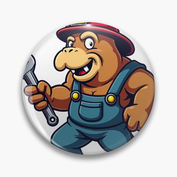 Item preview, Plumber Walrus Sticker designed and sold by BysonDesigns.