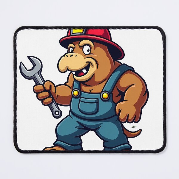 Item preview, Plumber Walrus Sticker designed and sold by BysonDesigns.