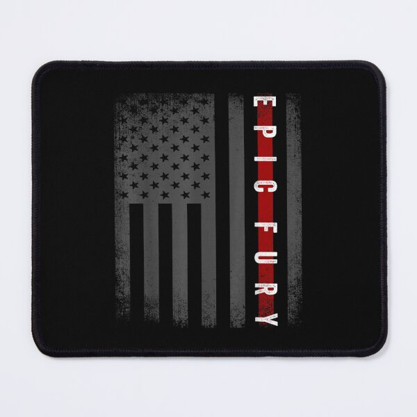 Item preview, Epic Fury Thin Red Line American Flag Firefighter Patriotic designed and sold by NgumohaLanke.