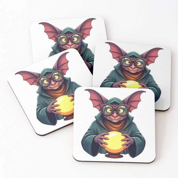 Item preview, Fortune Teller Bat Sticker designed and sold by BysonDesigns.