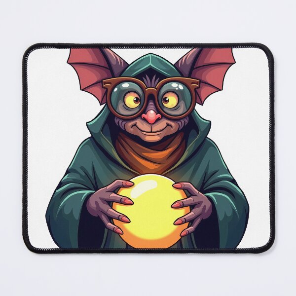Item preview, Fortune Teller Bat Sticker designed and sold by BysonDesigns.
