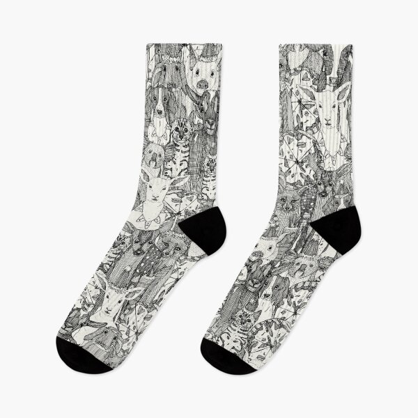 Item preview, margherita menagerie black designed and sold by scrummy.