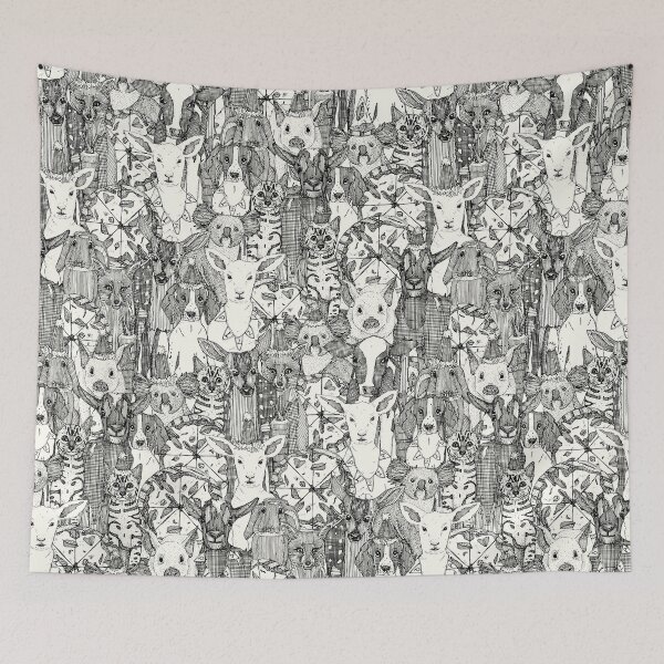 Item preview, margherita menagerie black designed and sold by scrummy.