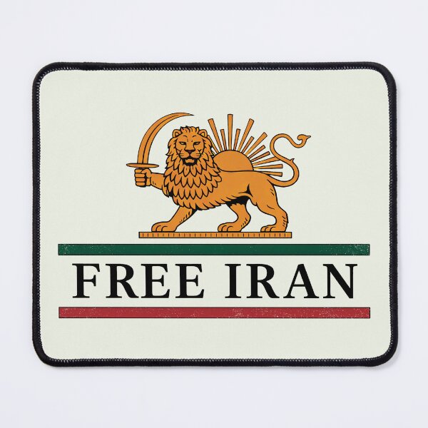 Item preview, Free Iran Persian Flag Iran Flag Lion and Sun Old Iran Flag Iranian Revolution Support Iran 2 designed and sold by Kovav.