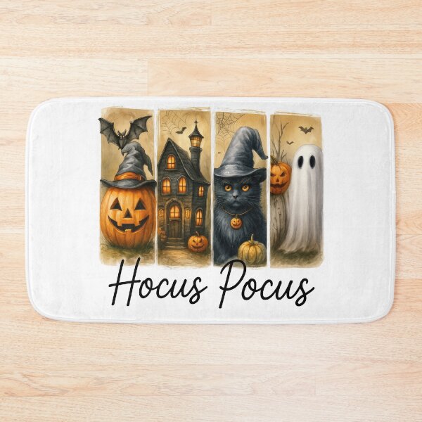 Item preview, Halloween Bat Pumpkin Cat Haunted House Ghost Design designed and sold by Gallory Hive.