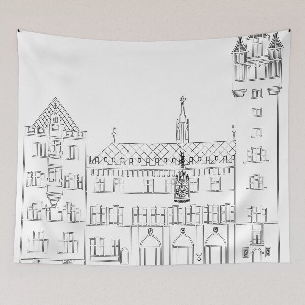 Item preview, Rathaus Of Basel designed and sold by With Love From Basel.