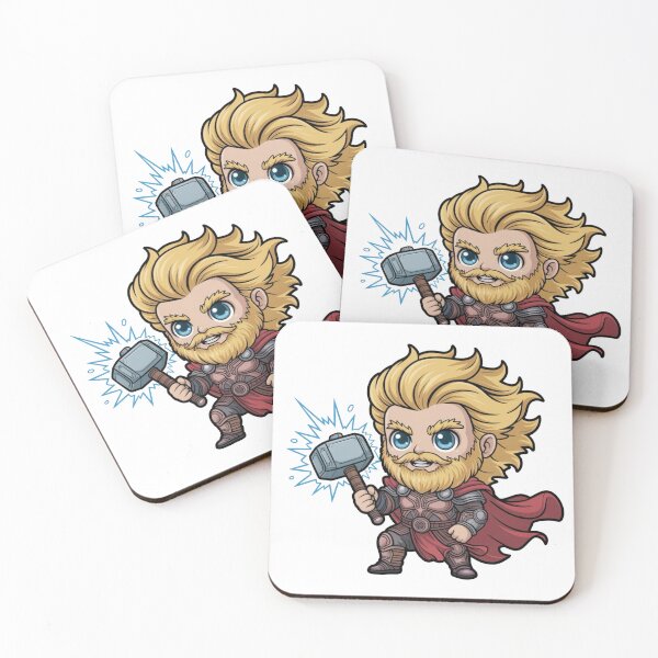 Item preview, Cute Thunder God Chibi – Kawaii Norse Mythology Warrior designed and sold by Dospart.