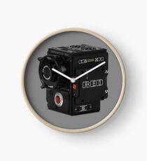 Red Camera Clock