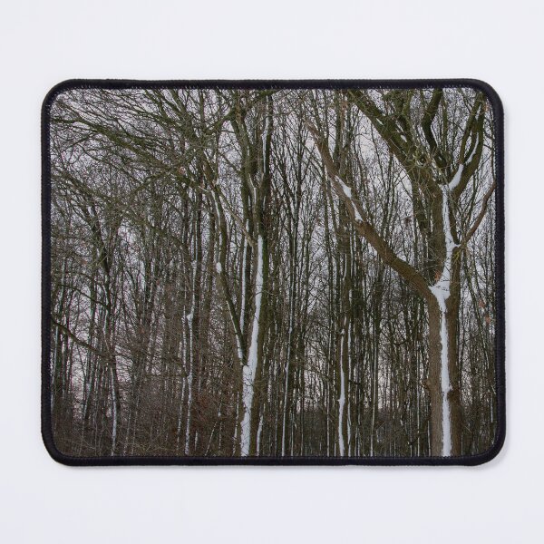 Item preview, Snow on Tree Trunks in Winter Forest designed and sold by ShotsbyDesiree.