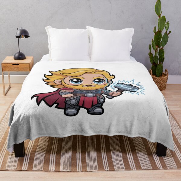Item preview, Cute Thunder God Chibi – Kawaii Norse Mythology Warrior designed and sold by Dospart.