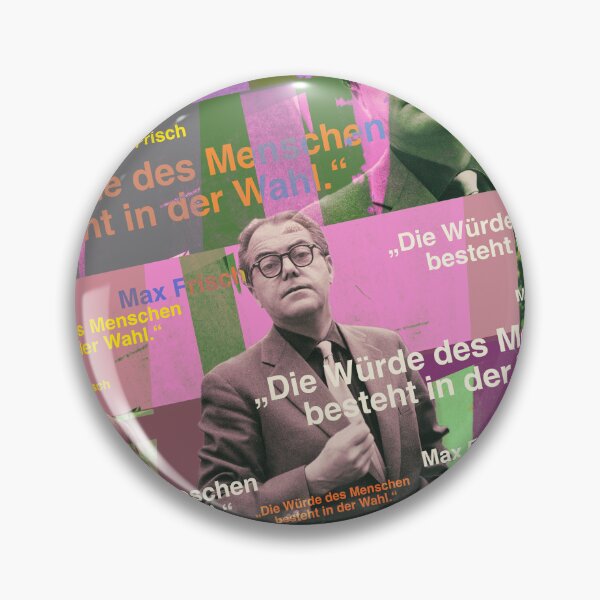 Item preview, Max Frisch: An aesthetic collage of quotations for literature and philosophy enthusiasts designed and sold by Mauswohn.