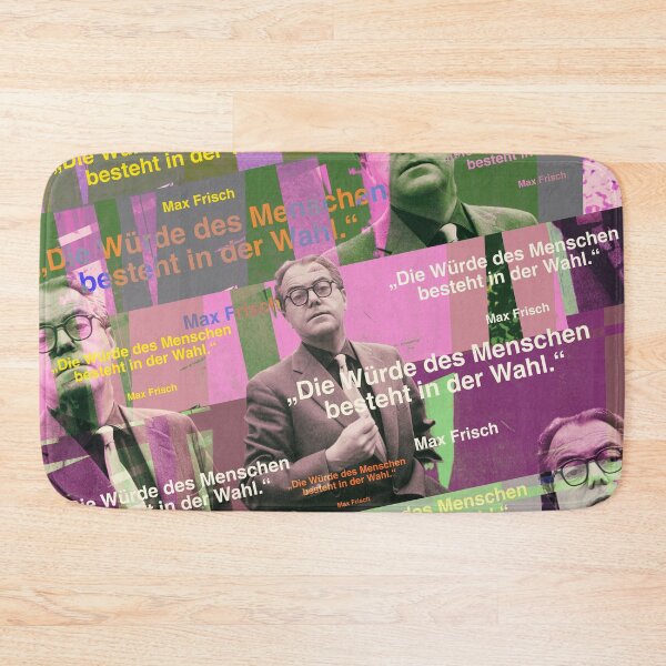 Item preview, Max Frisch: An aesthetic collage of quotations for literature and philosophy enthusiasts designed and sold by Mauswohn.