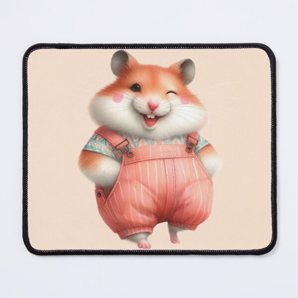 Item preview, Cute marmot wear a teal overalls with playful wink designed and sold by ideandesign.
