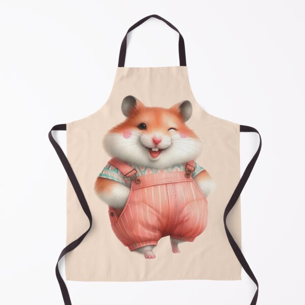 Item preview, Cute marmot wear a teal overalls with playful wink designed and sold by ideandesign.
