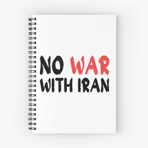 Item preview, No War With Iran Anti War Protest Peace Activist Stop War Statement Political Peace Graphic designed and sold by Kovav.