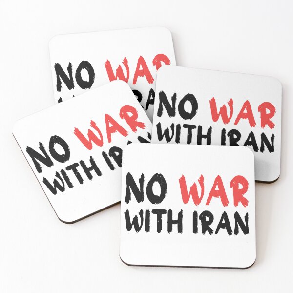 Item preview, No War With Iran Anti War Protest Peace Activist Stop War Statement Political Peace Graphic designed and sold by Kovav.