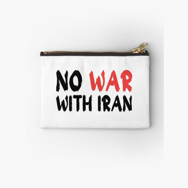 Item preview, No War With Iran Anti War Protest Peace Activist Stop War Statement Political Peace Graphic designed and sold by Kovav.