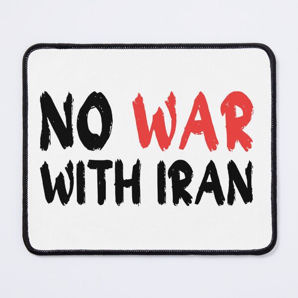 Item preview, No War With Iran Anti War Protest Peace Activist Stop War Statement Political Peace Graphic designed and sold by Kovav.