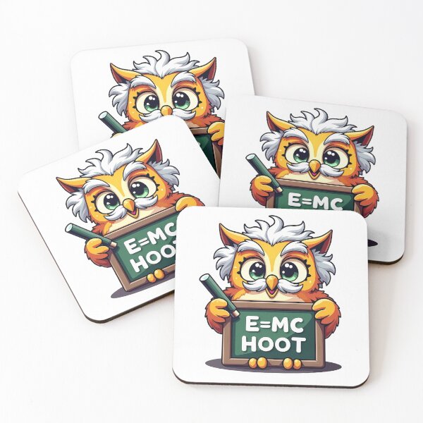 Item preview, Albert Einstein Owl designed and sold by BysonDesigns.
