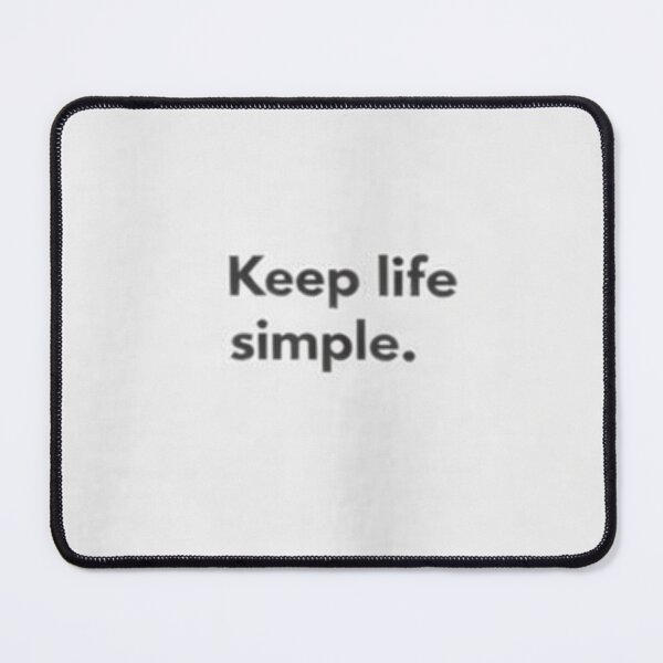 Item preview, Keep Life Simple Minimalist Quote T-Shirt | Inspirational Simple Living Design designed and sold by Hustlewear0001.