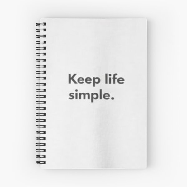 Item preview, Keep Life Simple Minimalist Quote T-Shirt | Inspirational Simple Living Design designed and sold by Hustlewear0001.