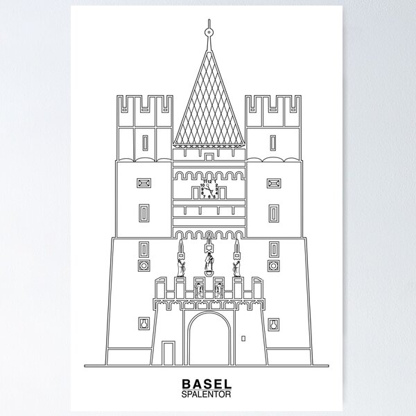 Item preview, Spalentor Of Basel designed and sold by With Love From Basel.