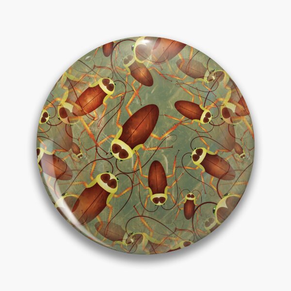 Item preview, Creepy Cartoon Cockroach Background Infestation designed and sold by Prawny.