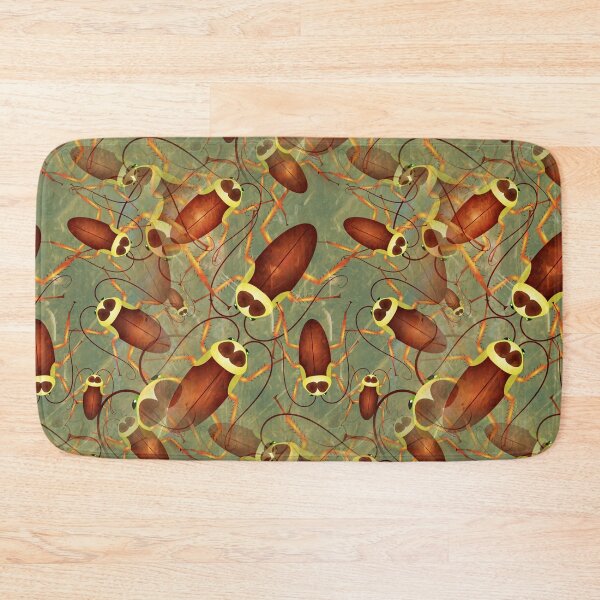 Item preview, Creepy Cartoon Cockroach Background Infestation designed and sold by Prawny.
