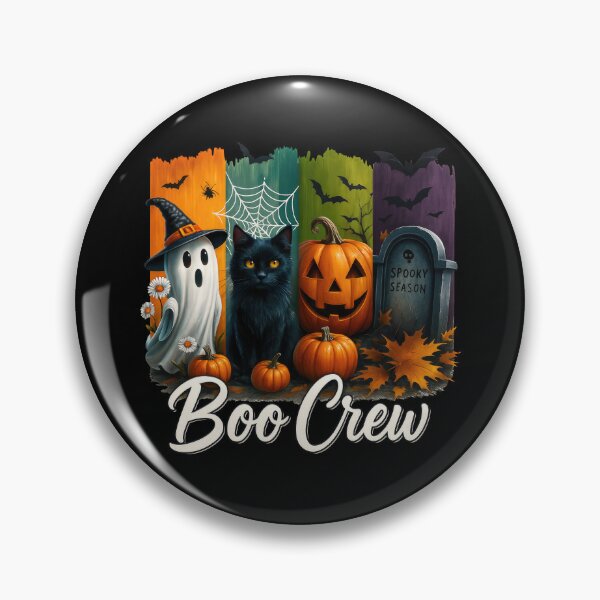 Item preview, Cute Halloween Ghost Cat Bat Pumpkin Gravestone Design designed and sold by Gallory Hive.