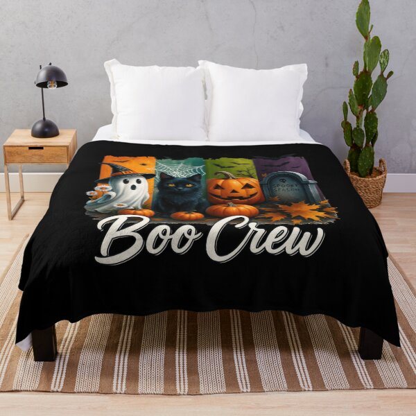 Item preview, Cute Halloween Ghost Cat Bat Pumpkin Gravestone Design designed and sold by Gallory Hive.