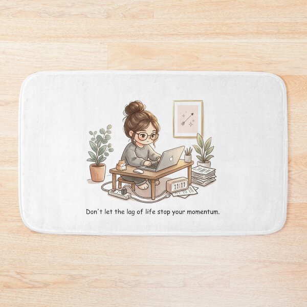 Item preview, Work at Home Inspirational quote designed and sold by GRoeDesigns.