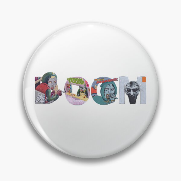 Item preview, MF DOOM Album Typography Collage Cutout Design designed and sold by Novaque.