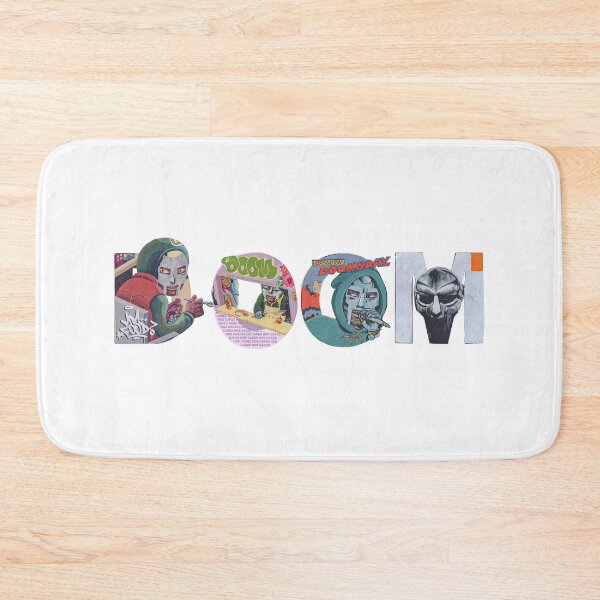 Item preview, MF DOOM Album Typography Collage Cutout Design designed and sold by Novaque.
