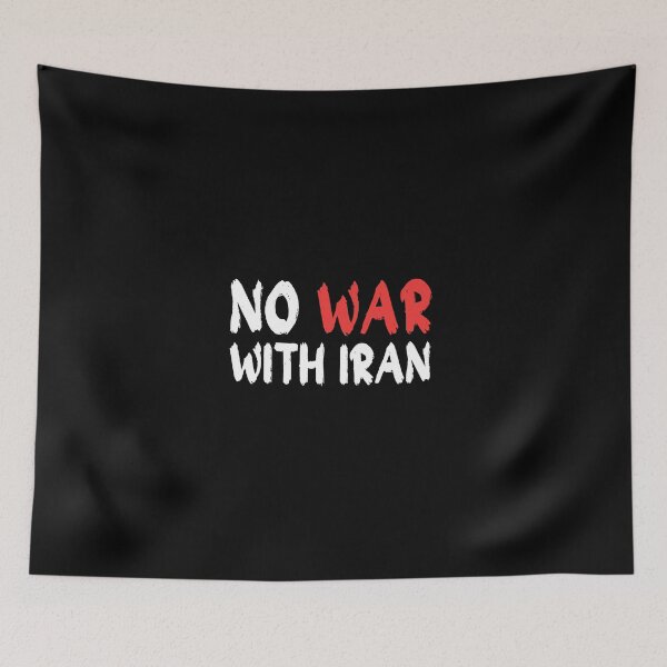 Item preview, No War With Iran Anti War Protest Peace Activist Stop War Statement Political Peace Graphic 2 designed and sold by Kovav.