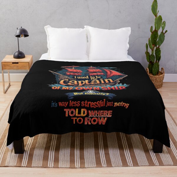 Item preview, I used to be the Captain of my own ship. But honestly It’s way less stressful just being told where to row designed and sold by Pirate-Coast.