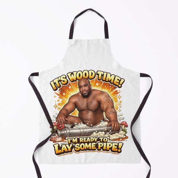 Item preview, It’s Wood Time! – Funny Retro Meme Pipe Plumber Parody Design designed and sold by Fine Art California.