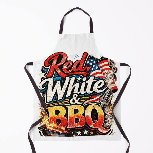 Item preview, Red White & BBQ designed and sold by Teez2Plz.