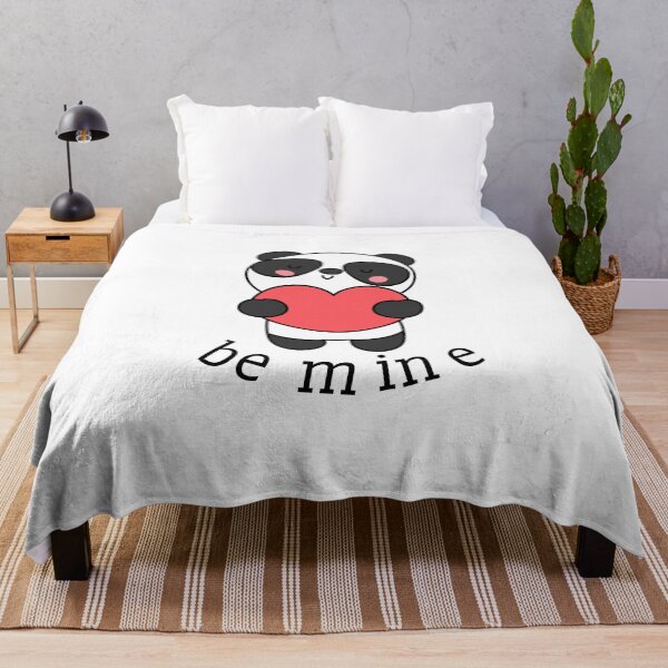 Item preview, Cute Kawaii Panda Holding Heart - Be Mine Romantic Art designed and sold by UNITEDTASTES.