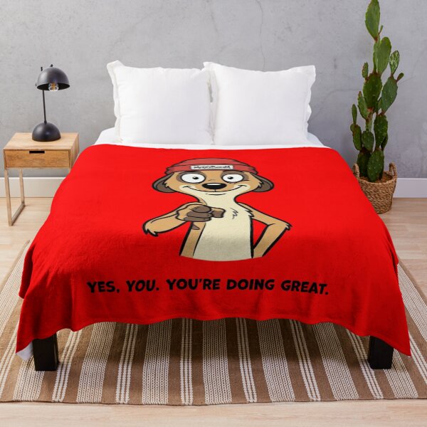 Item preview, MaxiBoOM Meerkat - Supportive Gamer 90s Cartoon Style designed and sold by mAXiBoOM.