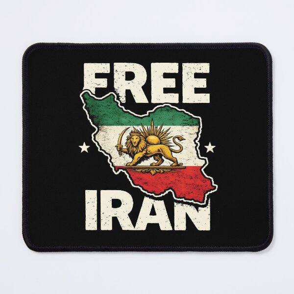 Item preview, Free Iran Vintage Country Quote Persian Lion And Sun Flag Map Bold Patriotic Graphic designed and sold by Kovav.