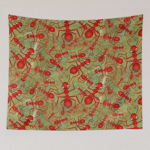 Item preview, Cute Cartoon Red Ants Background designed and sold by Prawny.